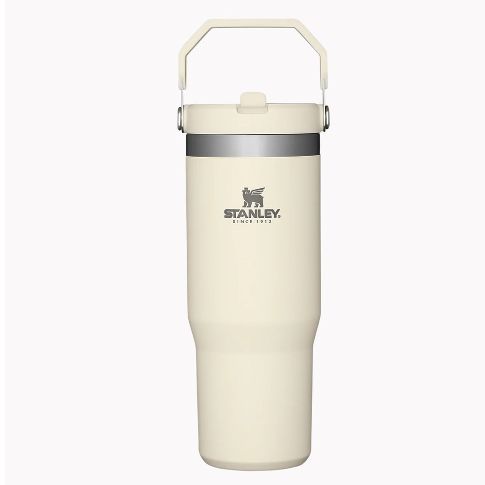 NEW Stanley The IceFlow™ Flip Straw Tumbler | 30 OZ CREAM - Picture 8 of 11